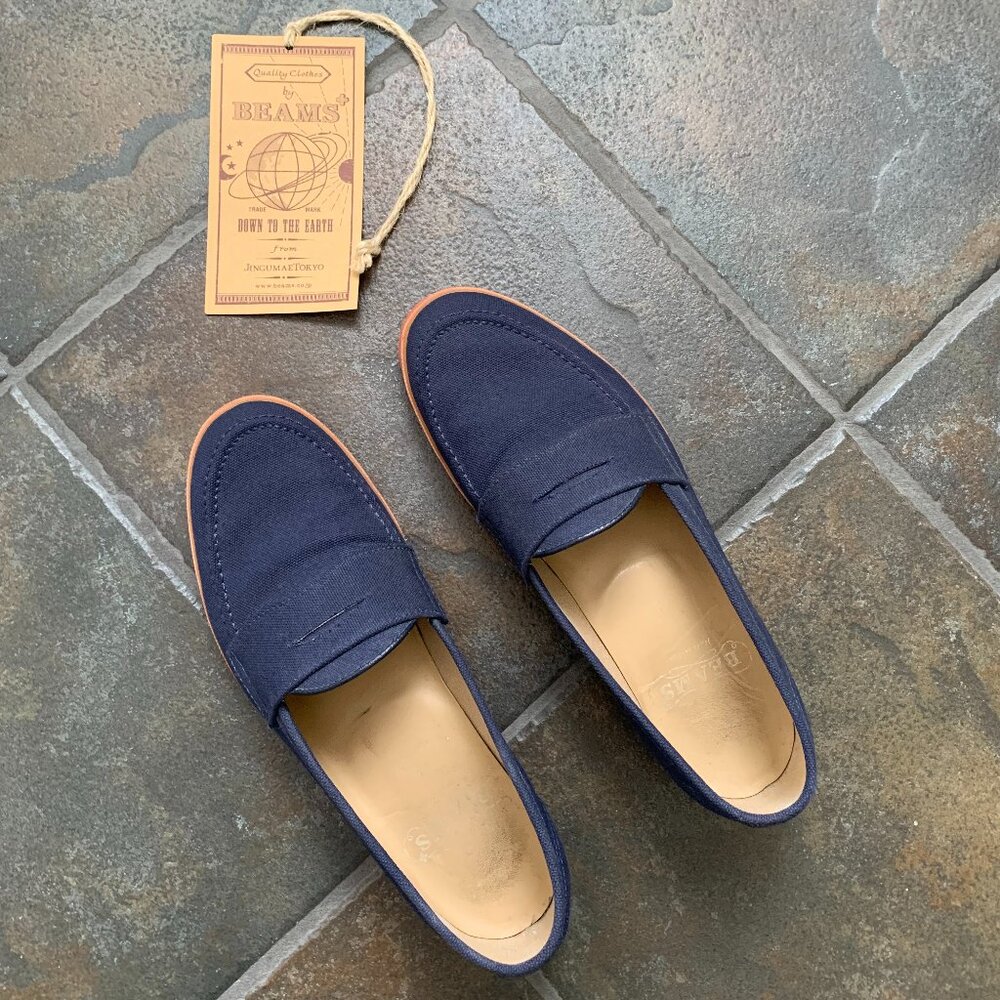 Beams Plus   Penny deck shoes